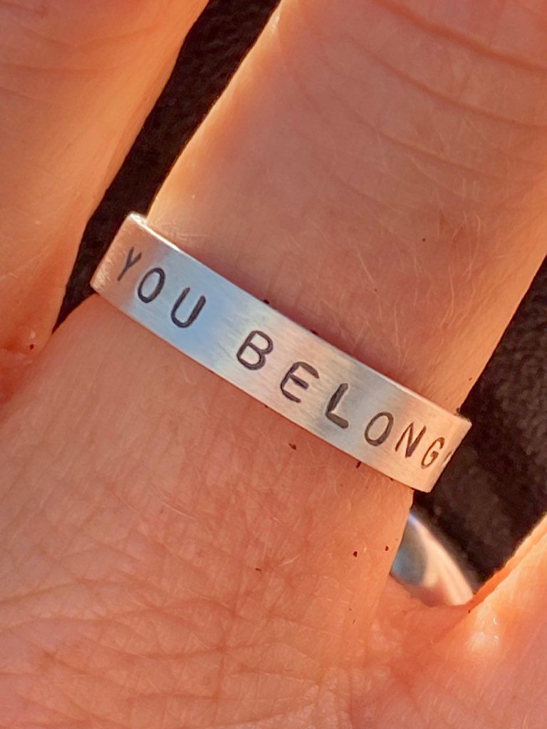 You belong ring